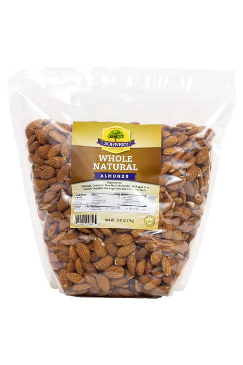 Bulk Raw California Almonds Over $50 Ships Free | Sohnrey Family Foods ...