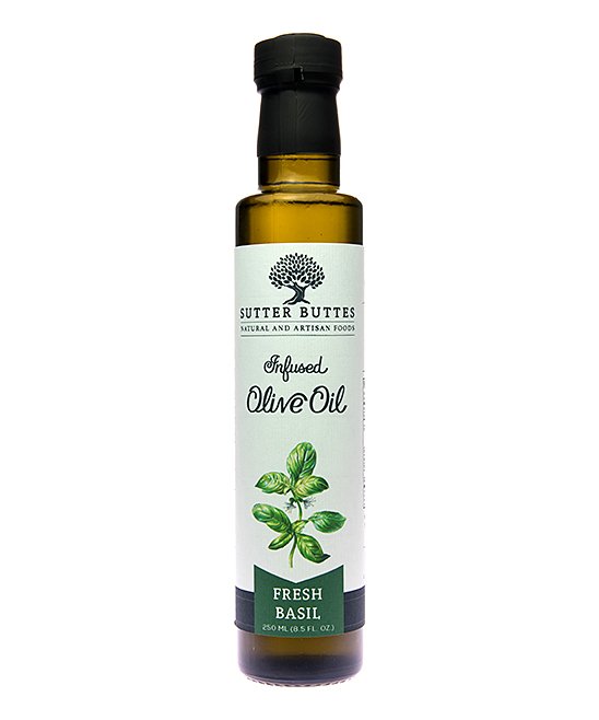 Fresh Basil Infused Olive Oil By Sutter Buttes Olive Oil Co